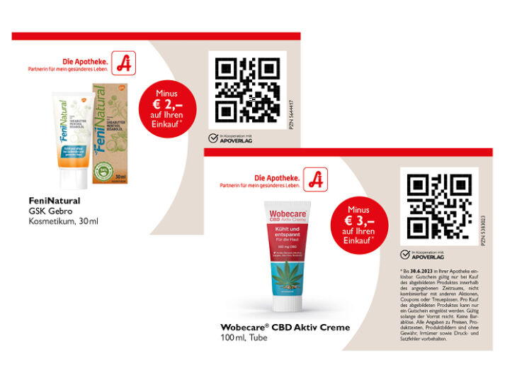 DA Coupons Juni 2023 DA Coupons Juni 2023 - Das Bild zeigt die aktuellen Coupons der DA-Ausgabe vom Juni 2023.
