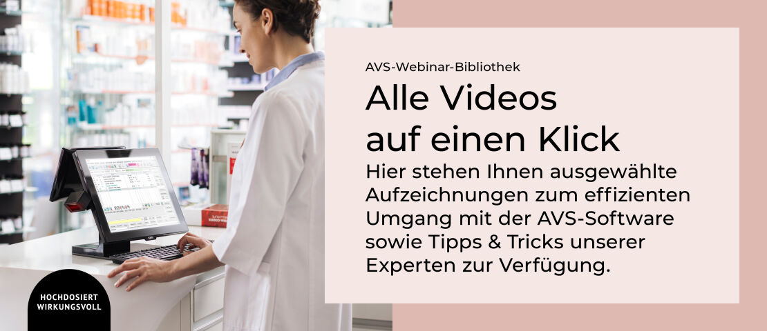 APOVERLAG Slider AVS Webinar Bibliothek  - Entdecken Sie unsere AVS-Webinar-Bibliothek - alle vergangenen Videos auf einen Klick. 