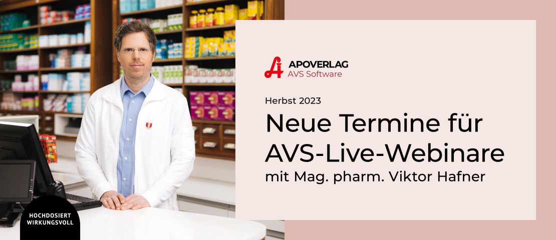 AVS-Live-Webinare Termine Herbst 2023 - Entdecken Sie die neuen Termine für die AVS-Live-Webinare mit spannenden neuen Themen rund um die AVS Software.