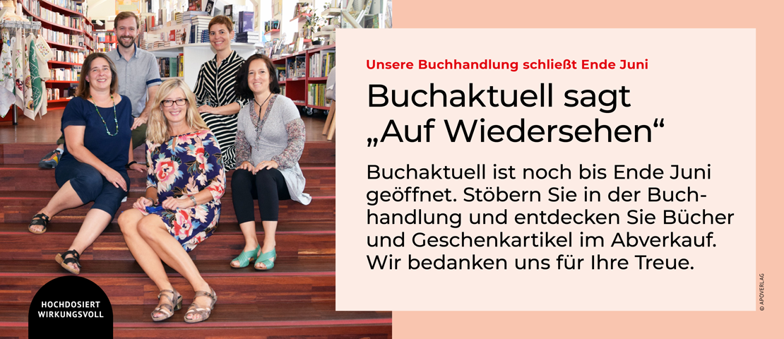 Buchaktuell schließt - Lagerabverkauf