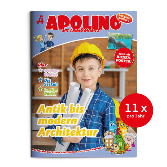 APOLINO mit Lena und Moritz APOLINO mit Lena und Moritz - APOLINO mit Lena und Moritz – Das österreichische Kindermagazin aus der Apotheke