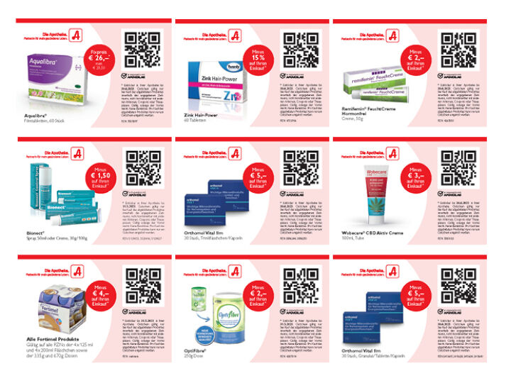 DA Coupons April 2023 DA Coupons April 2023 - Abbildung aller aktuellen Gutscheine in Deine Apotheke im April 2023